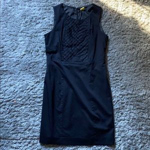APT 9 Black Knee Length Professional Dress